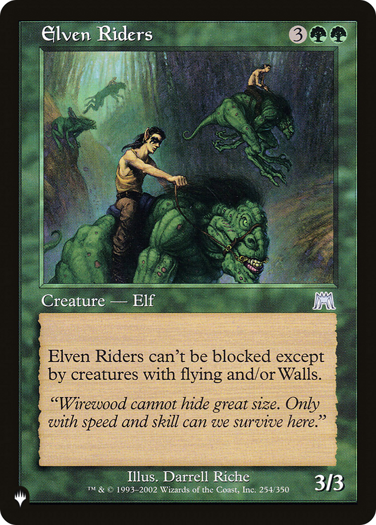 Elven Riders (LIST-ONS-254) [Mystery Booster] The List MTG Single Wizards of the Coast