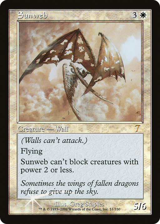 Sunweb (7ED-051) [7th Edition] MTG Single Wizards of the Coast
