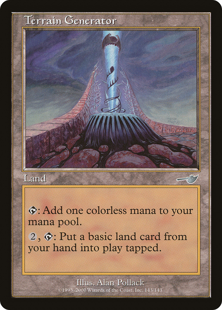 Terrain Generator (NMS-143) [Nemesis] MTG Single Wizards of the Coast