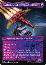Cyclonus, the Saboteur (Shattered Glass) (BOT-023) [Transformers] (Borderless) MTG Single Wizards of the Coast