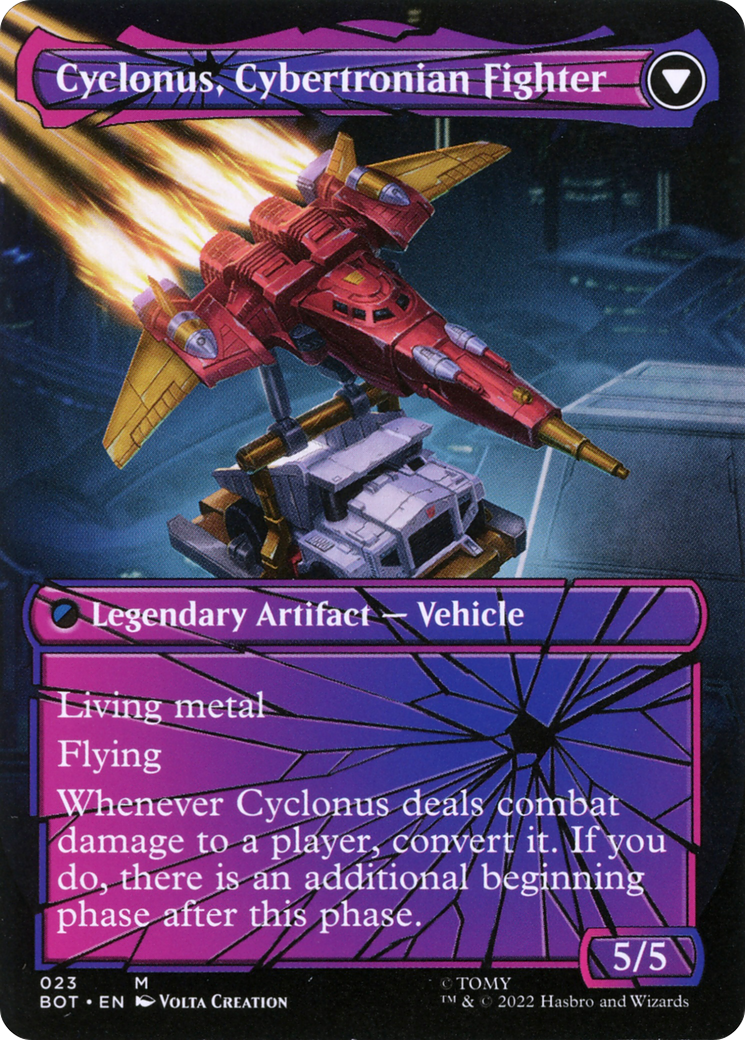 Cyclonus, the Saboteur (Shattered Glass) (BOT-023) [Transformers] (Borderless) MTG Single Wizards of the Coast