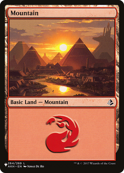 Mountain (LIST-AKH-264) [Mystery Booster] The List MTG Single Wizards of the Coast