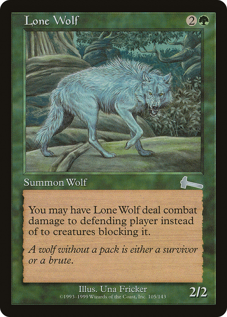 Lone Wolf (ULG-105) [Urza's Legacy] Foil MTG Single Wizards of the Coast