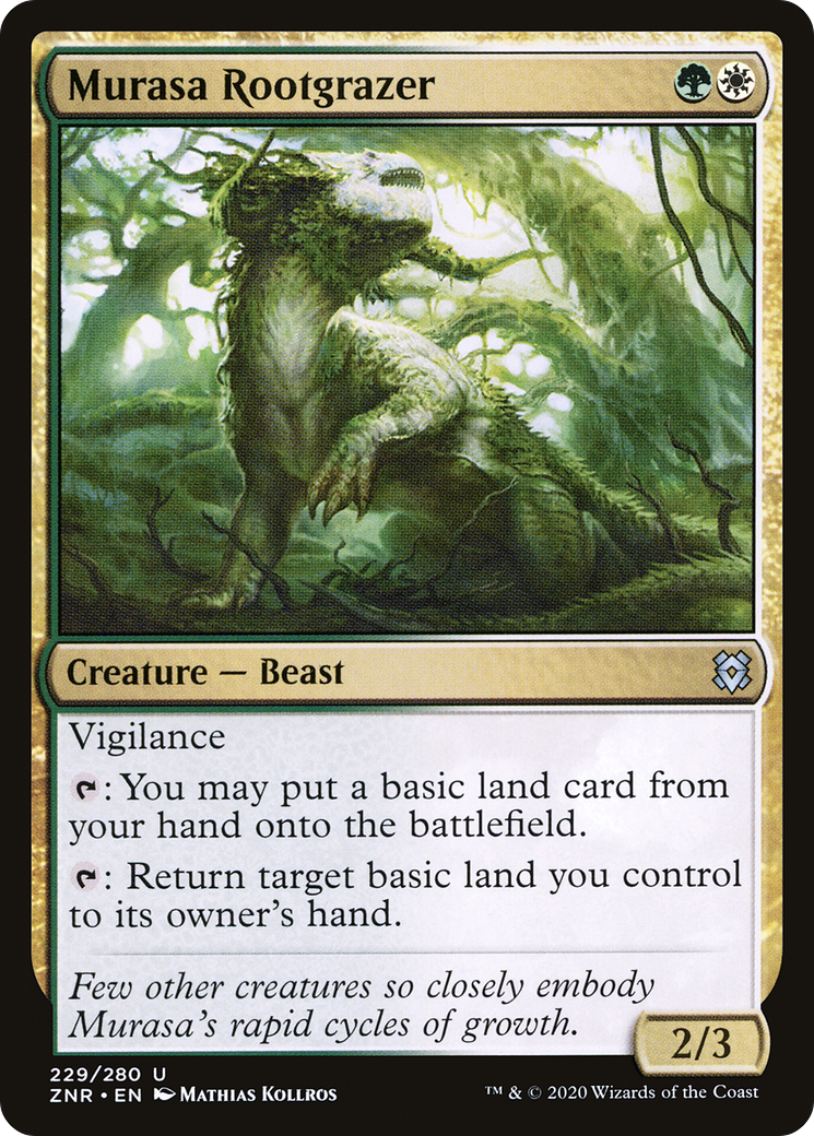 Murasa Rootgrazer (ZNR-229) [Zendikar Rising] MTG Single Wizards of the Coast