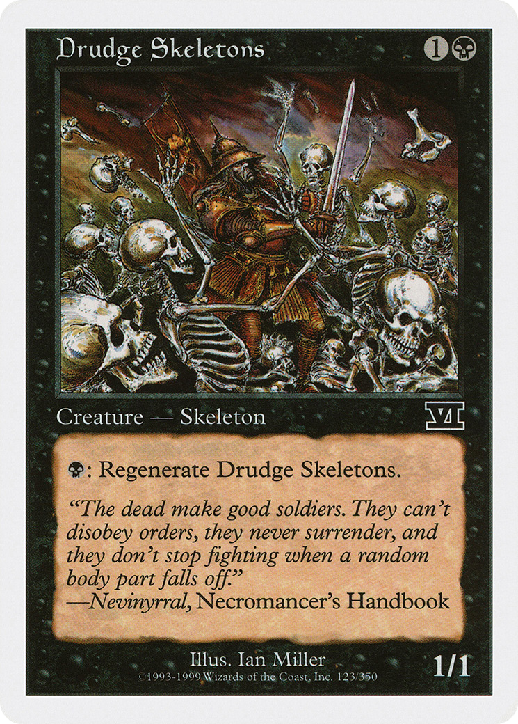 Drudge Skeletons (6ED-123) [Classic Sixth Edition] MTG Single Wizards of the Coast