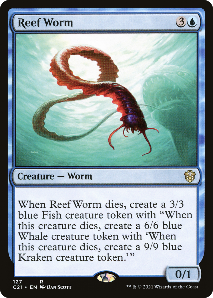 Reef Worm (C21-127) [Commander 2021] MTG Single Wizards of the Coast