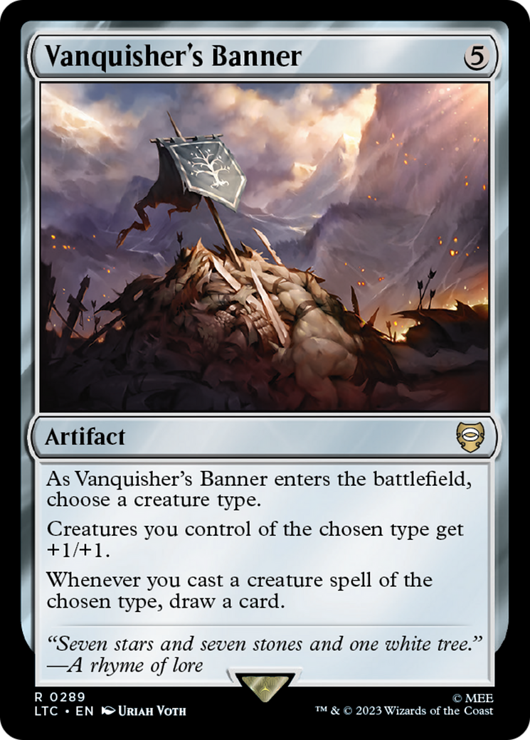 Vanquisher's Banner (LTC-289) [Tales of Middle-earth Commander] MTG Single Wizards of the Coast