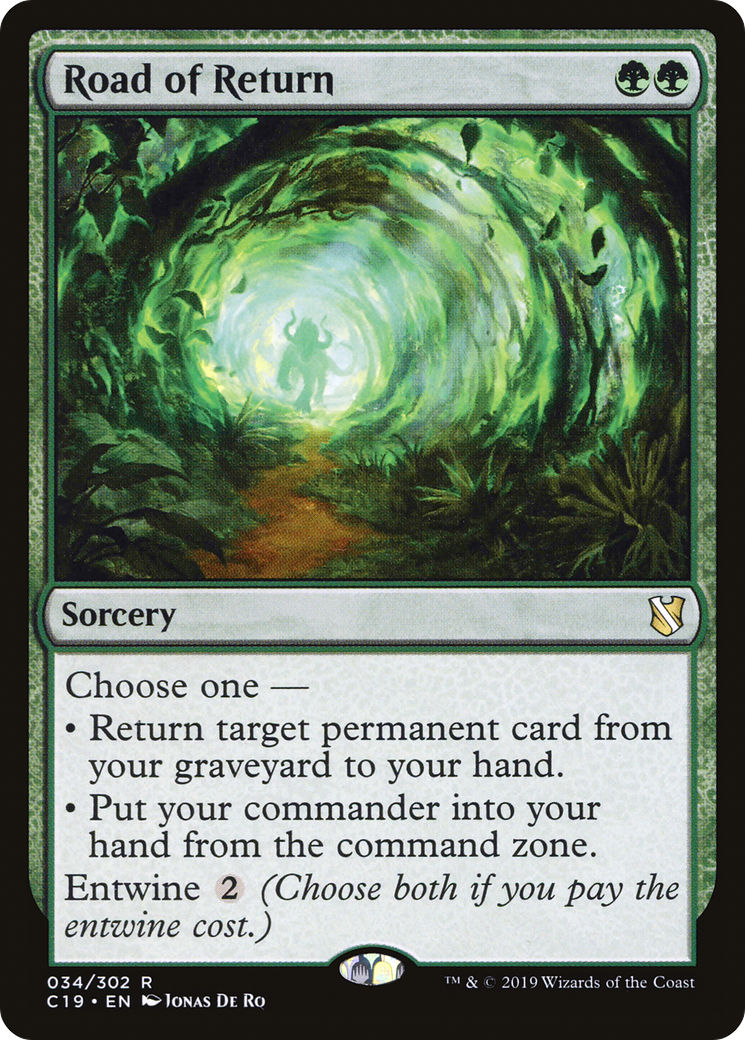 Road of Return (C19-034) [Commander 2019] MTG Single Wizards of the Coast