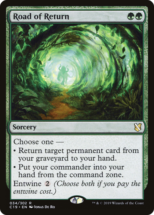 Road of Return (C19-034) [Commander 2019] MTG Single Wizards of the Coast