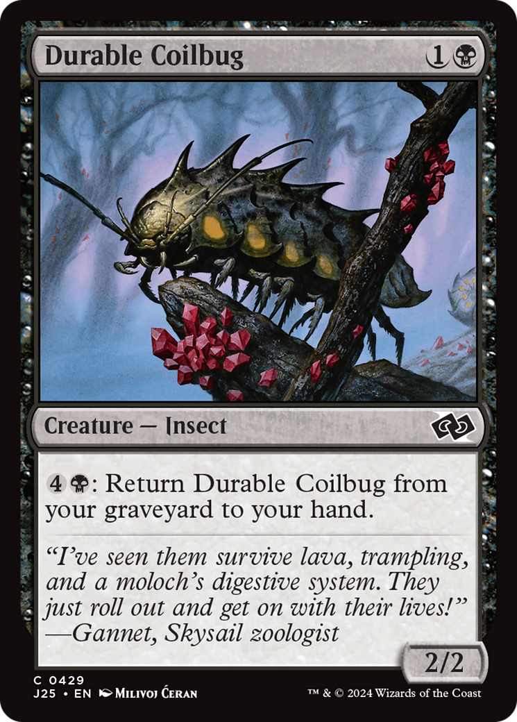 Durable Coilbug (J25-429) [Foundations Jumpstart] MTG Single Wizards of the Coast