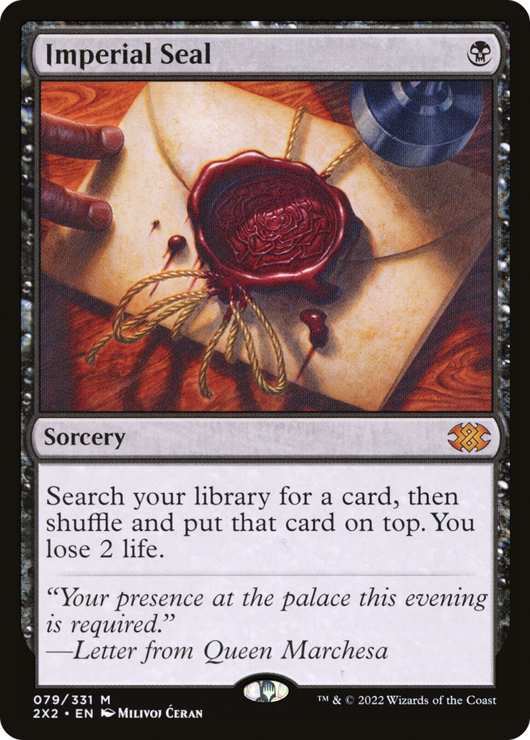 Imperial Seal (2X2-079) [Double Masters 2022] MTG Single Wizards of the Coast