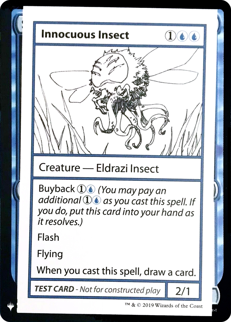 Innocuous Insect (CMB1-023) [Mystery Booster] Playtest Cards 2019 MTG Single Wizards of the Coast