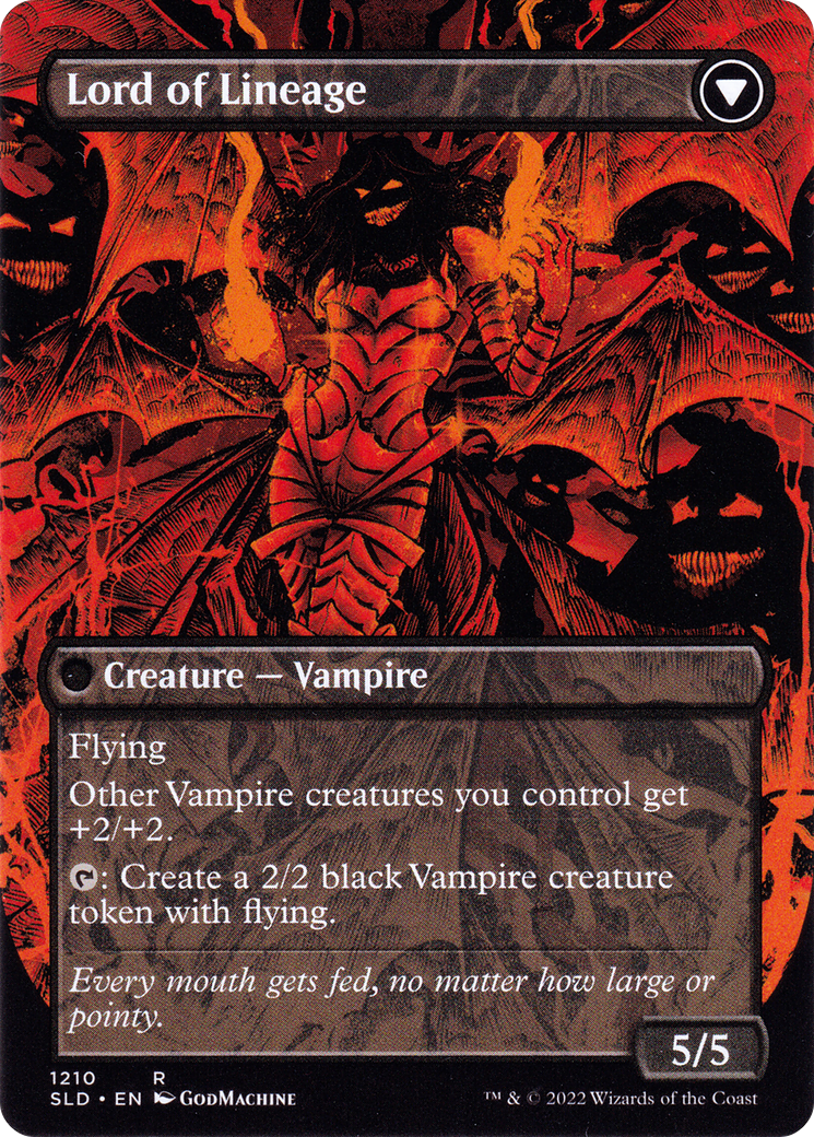 Bloodline Keeper (Display Commander) - Thick Stock (SLD-1210) [Secret Lair] Drop (Borderless) MTG Single Wizards of the Coast