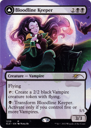 Bloodline Keeper (Display Commander) - Thick Stock (SLD-1210) [Secret Lair] Drop (Borderless) MTG Single Wizards of the Coast