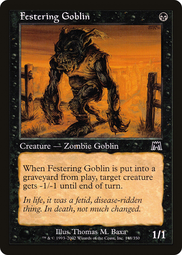 Festering Goblin (ONS-148) [Onslaught] Foil MTG Single Wizards of the Coast