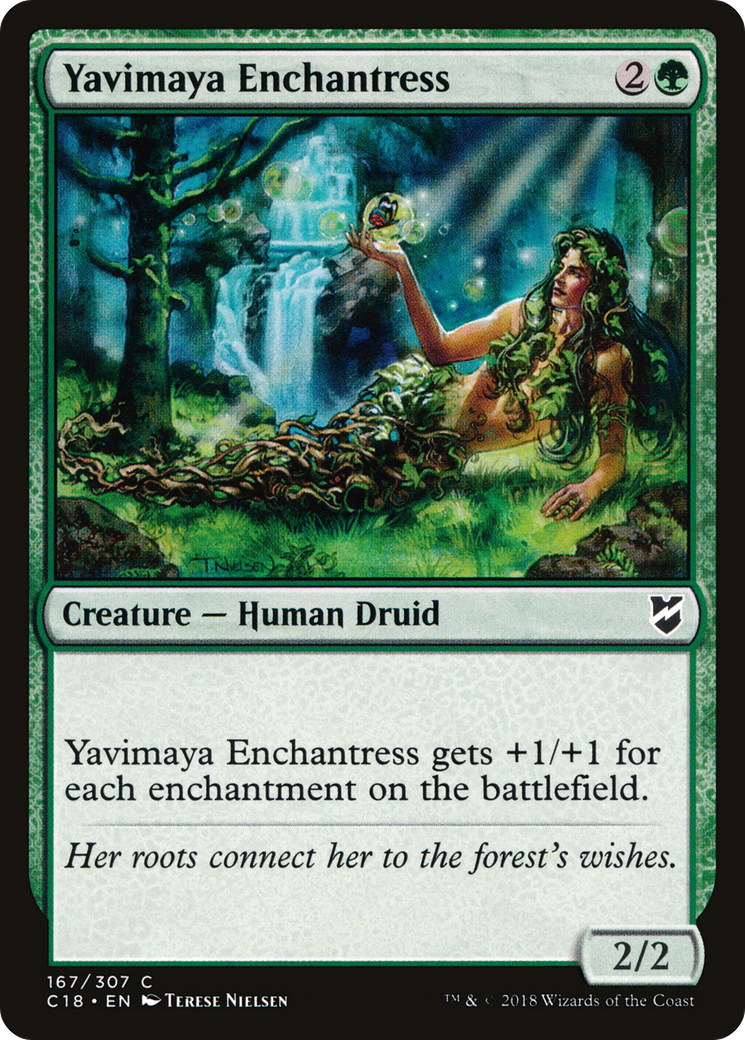Yavimaya Enchantress (C18-167) [Commander 2018] MTG Single Wizards of the Coast