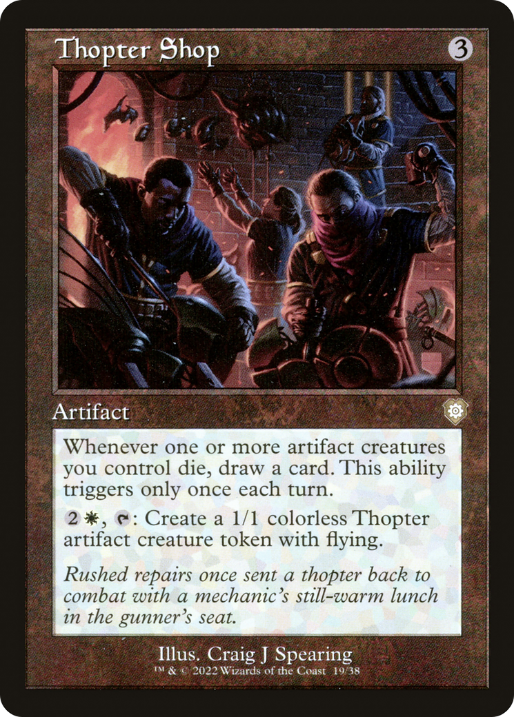 Thopter Shop (BRC-019) [The Brothers' War Commander] MTG Single Wizards of the Coast