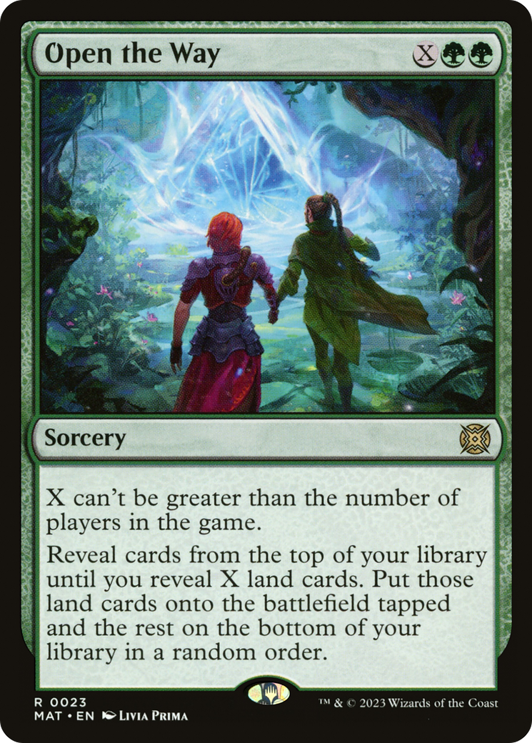 Open the Way (MAT-023) [March of the Machine: The Aftermath] Foil MTG Single Wizards of the Coast