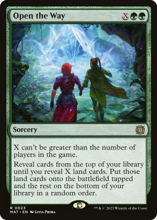 Open the Way (MAT-023) [March of the Machine: The Aftermath] MTG Single Wizards of the Coast