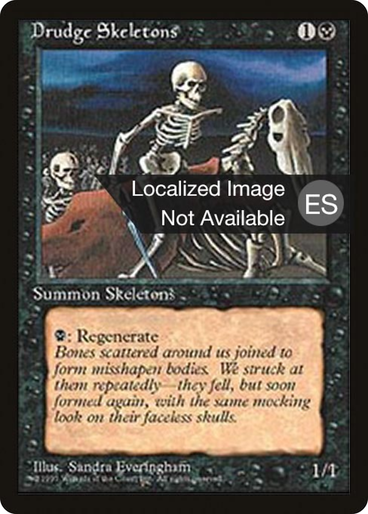 Drudge Skeletons (4BB-133) [Fourth Edition Foreign Black Border] MTG Single Wizards of the Coast