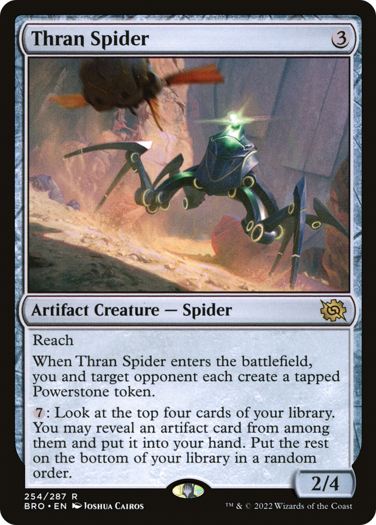 Thran Spider (BRO-254) [The Brothers' War] MTG Single Wizards of the Coast