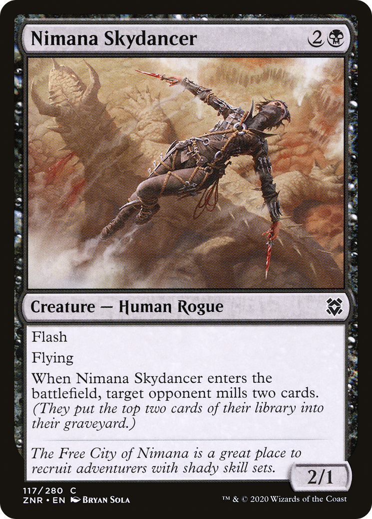 Nimana Skydancer (ZNR-117) [Zendikar Rising] MTG Single Wizards of the Coast