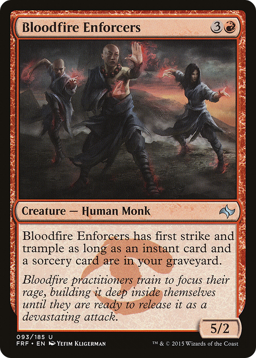 Bloodfire Enforcers (FRF-093) [Fate Reforged] MTG Single Wizards of the Coast