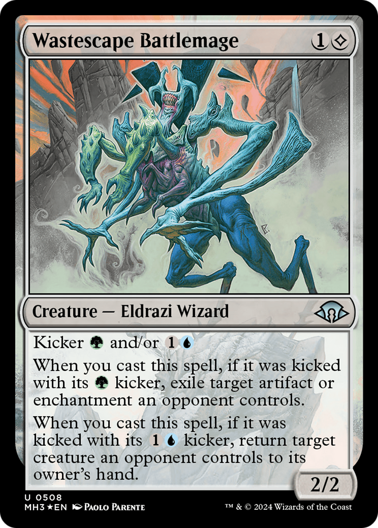 Wastescape Battlemage (Ripple Foil) (MH3-508) [Modern Horizons 3] Foil MTG Single Wizards of the Coast