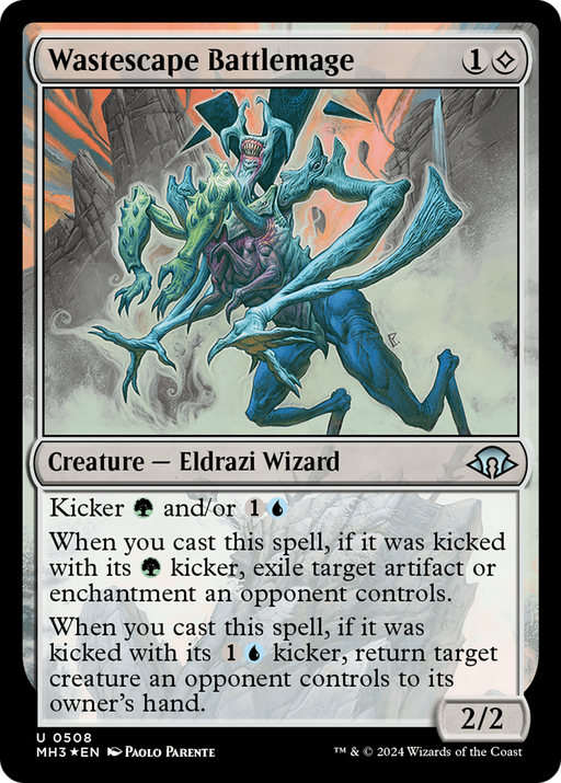 Wastescape Battlemage (Ripple Foil) (MH3-508) [Modern Horizons 3] Foil MTG Single Wizards of the Coast