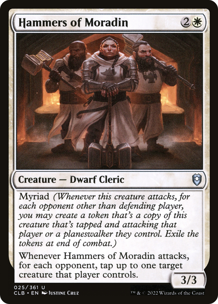 Hammers of Moradin (CLB-025) [Commander Legends: Battle for Baldur's Gate] MTG Single Wizards of the Coast