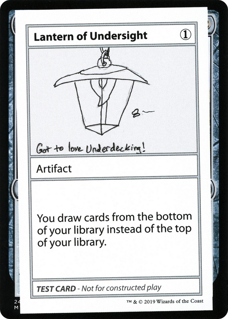 Lantern of Undersight (CMB1-106) [Mystery Booster] Playtest Cards 2021 MTG Single Wizards of the Coast