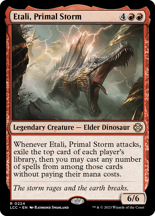 Etali, Primal Storm (LCC-224) [The Lost Caverns of Ixalan Commander] MTG Single Wizards of the Coast