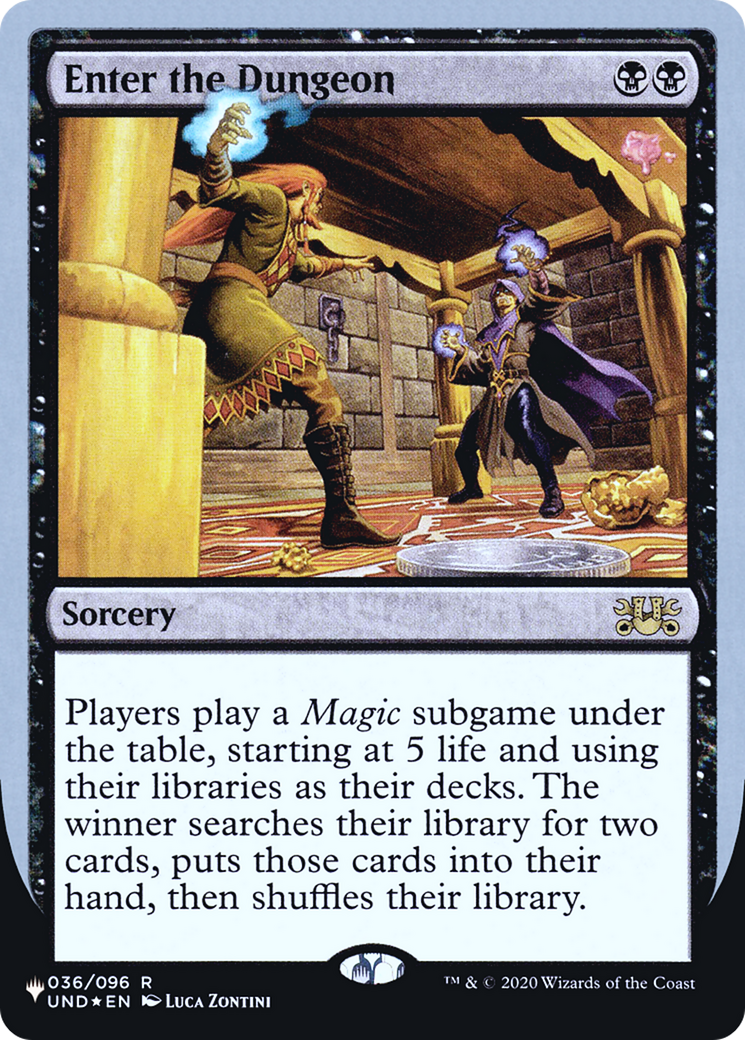 Enter the Dungeon (LIST-019) [Mystery Booster] The List (Unfinity Foil Edition) Foil MTG Single Wizards of the Coast