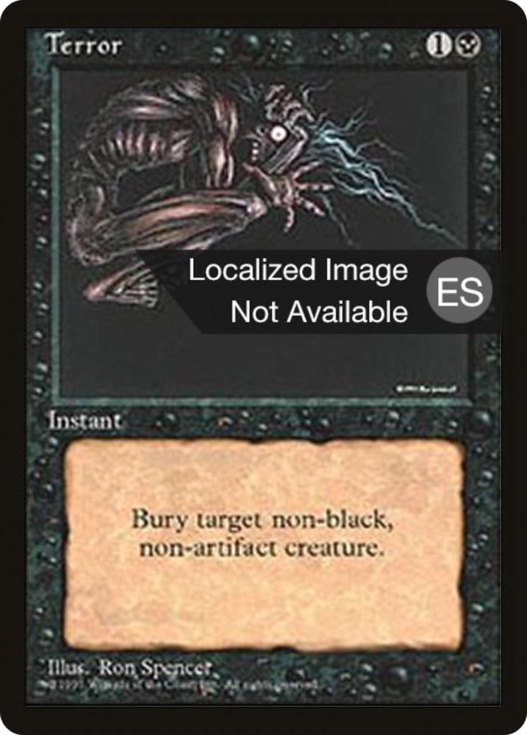 Terror (4BB-164) [Fourth Edition Foreign Black Border] MTG Single Wizards of the Coast