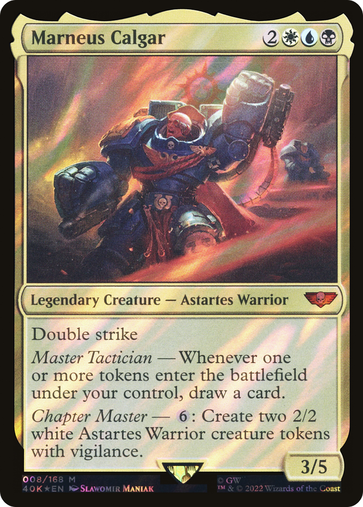 Marneus Calgar (40K-008) [Warhammer 40,000 Commander] Foil MTG Single Wizards of the Coast