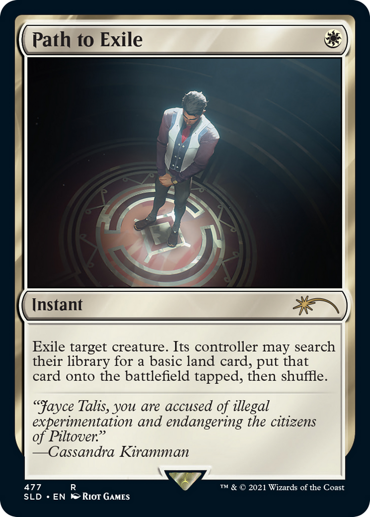 Path to Exile (477) (SLD-477) [Secret Lair] Drop Foil MTG Single Wizards of the Coast