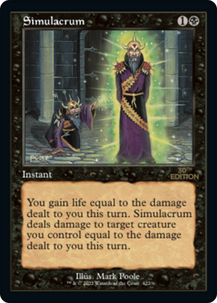 Simulacrum (30A-422) [30th Anniversary Edition] MTG Single Wizards of the Coast