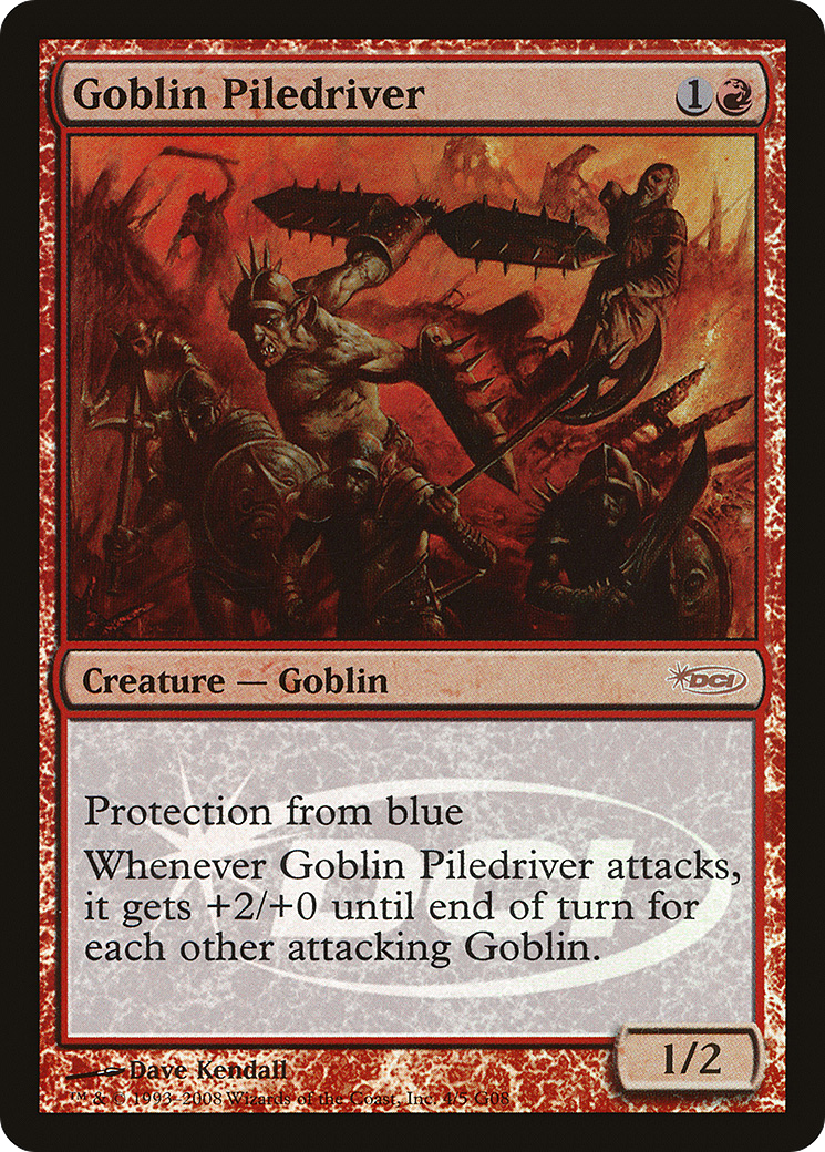 Goblin Piledriver (JDG-004) [Misc] Judge Gift Cards 2008 Foil MTG Single Wizards of the Coast