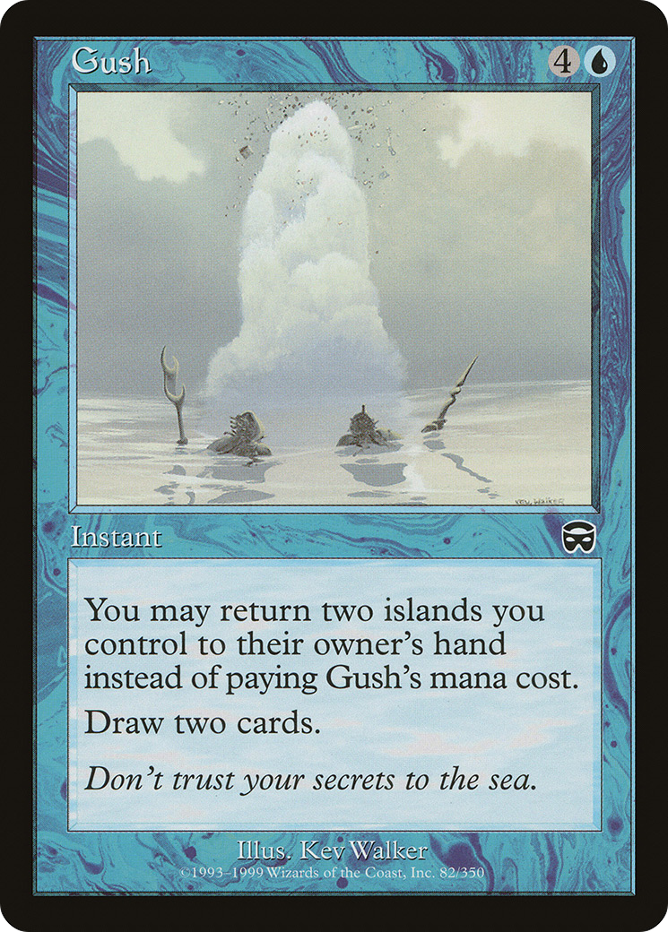 Gush (MMQ-082) [Mercadian Masques] Foil MTG Single Wizards of the Coast