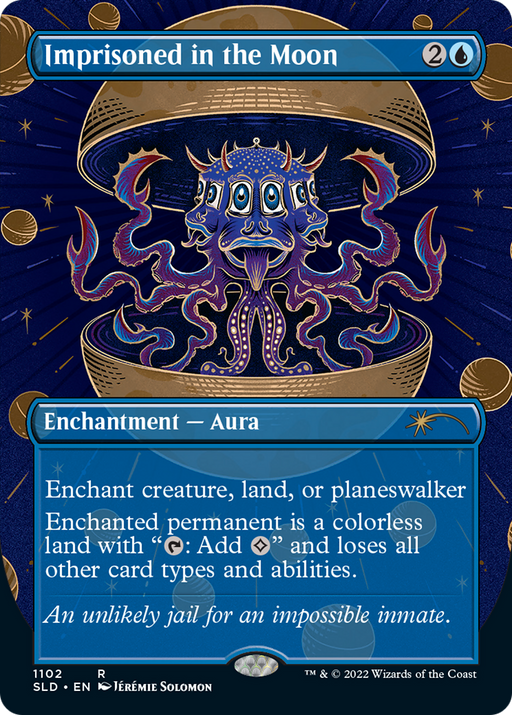 Imprisoned in the Moon (SLD-1102) [Secret Lair] Drop (Borderless) MTG Single Wizards of the Coast