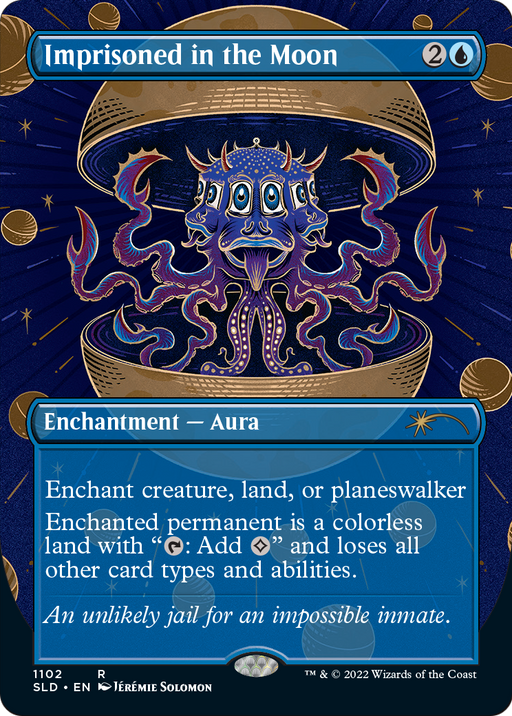 Imprisoned in the Moon (SLD-1102) [Secret Lair] Drop (Borderless) MTG Single Wizards of the Coast
