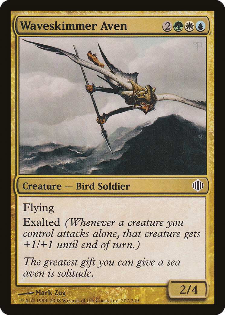 Waveskimmer Aven (ALA-207) [Shards of Alara] Foil MTG Single Wizards of the Coast