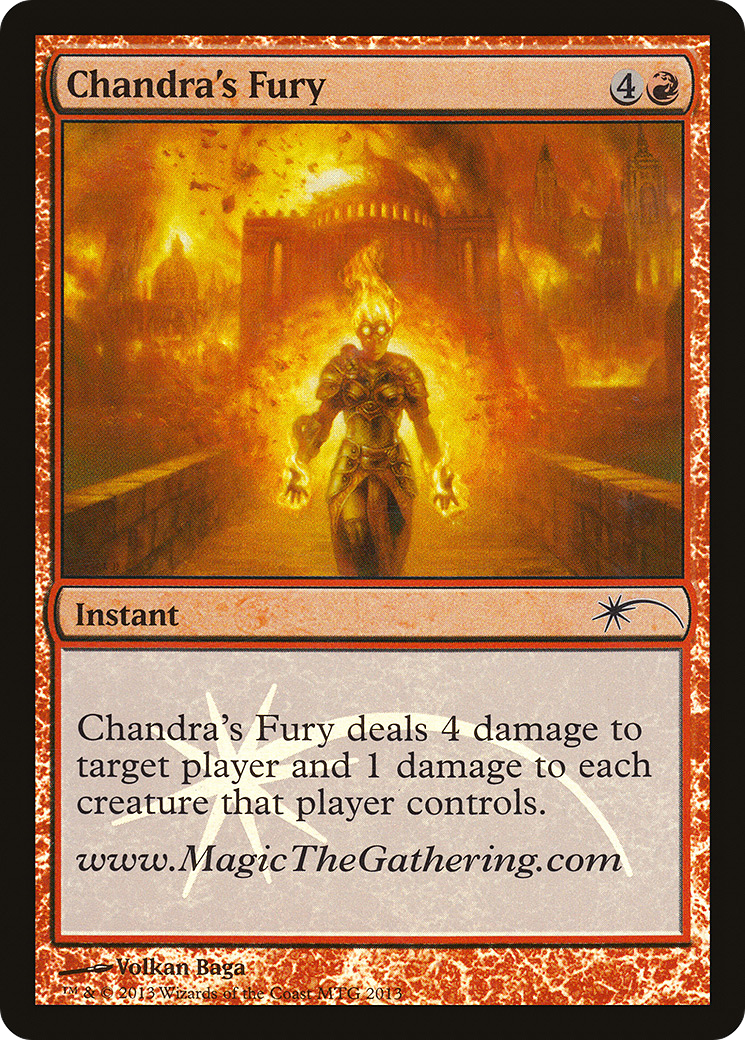 Chandra's Fury (MEDIA-2013) [Misc] URL/Convention Promos Foil MTG Single Wizards of the Coast
