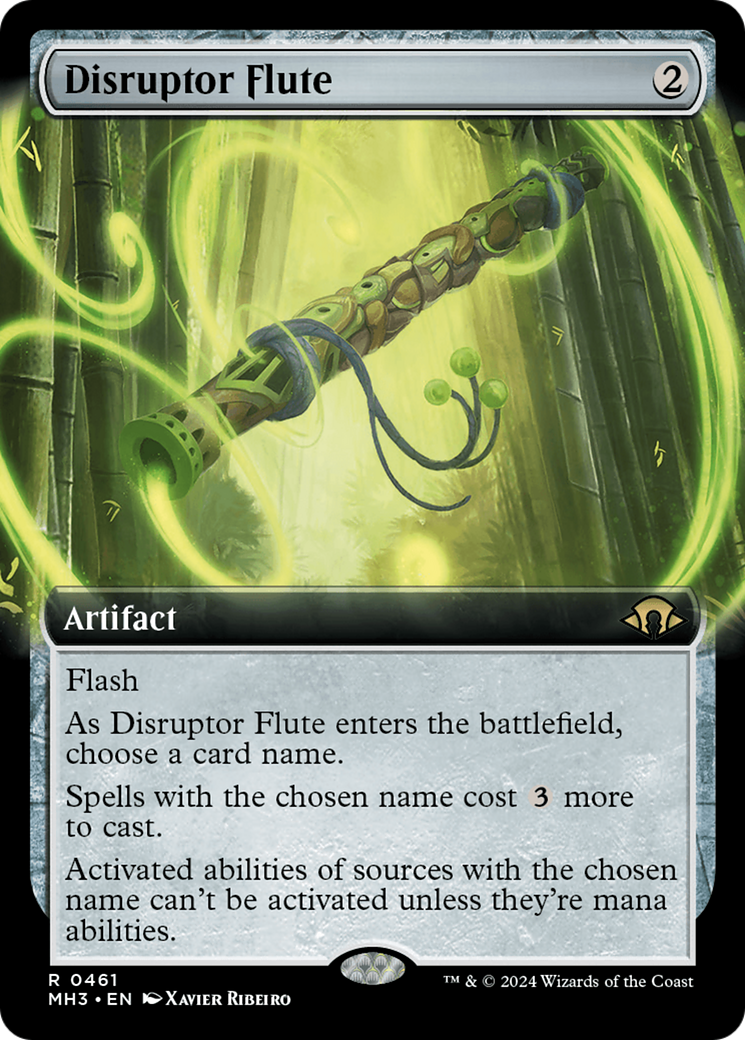 Disruptor Flute (MH3-461) [Modern Horizons 3] (Extended Art) Foil MTG Single Wizards of the Coast