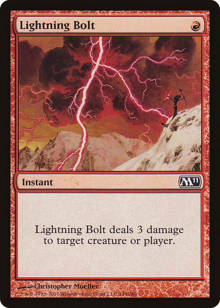 Lightning Bolt (M11-149) [Magic 2011] MTG Single Wizards of the Coast