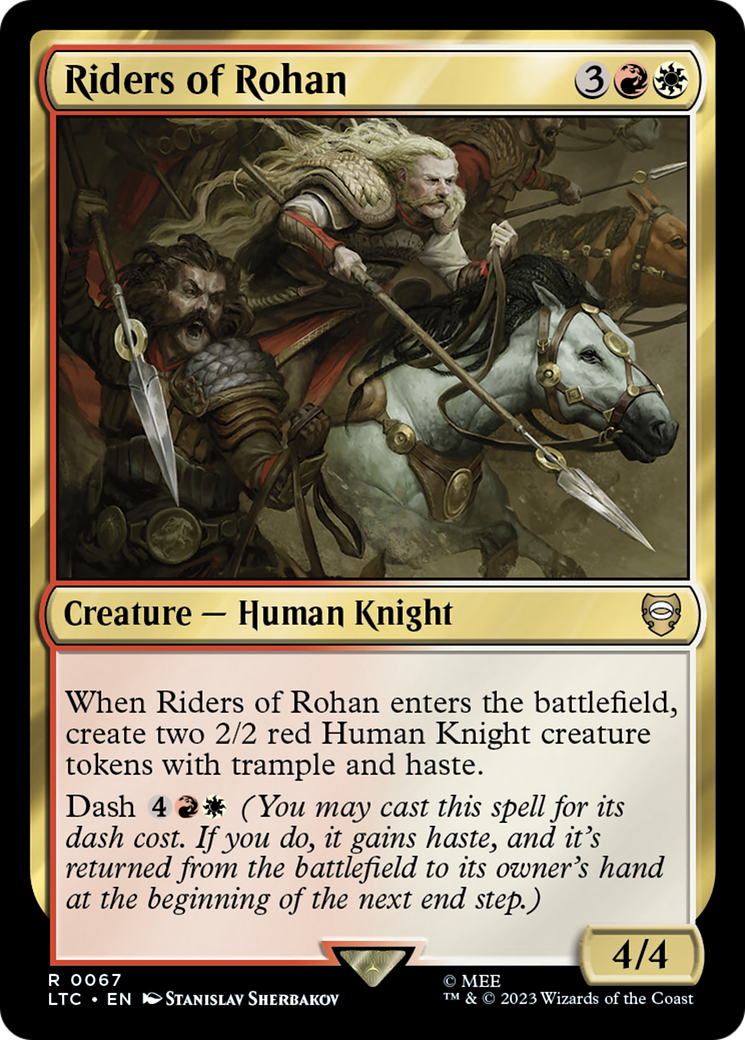 Riders of Rohan (LTC-067) [Tales of Middle-earth Commander] MTG Single Wizards of the Coast