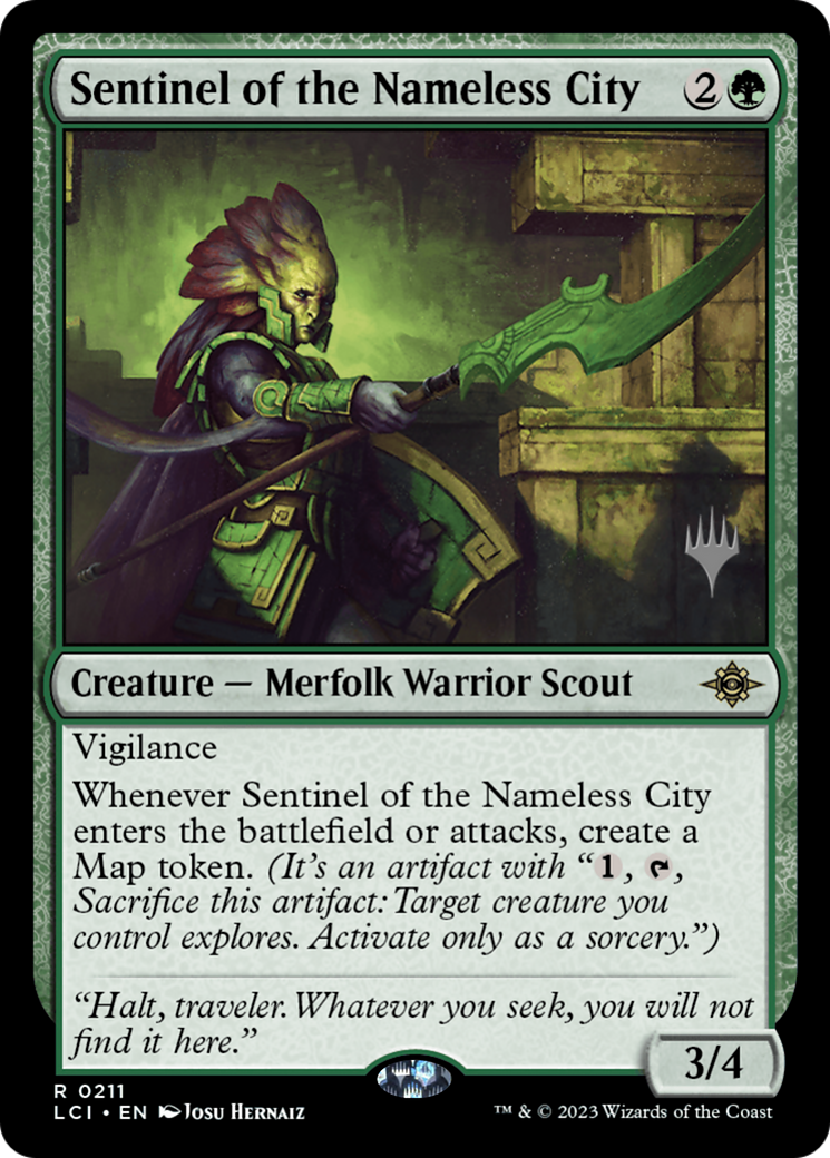 Sentinel of the Nameless City (PPLCI-211) [The Lost Caverns of Ixalan Promos] MTG Single Wizards of the Coast