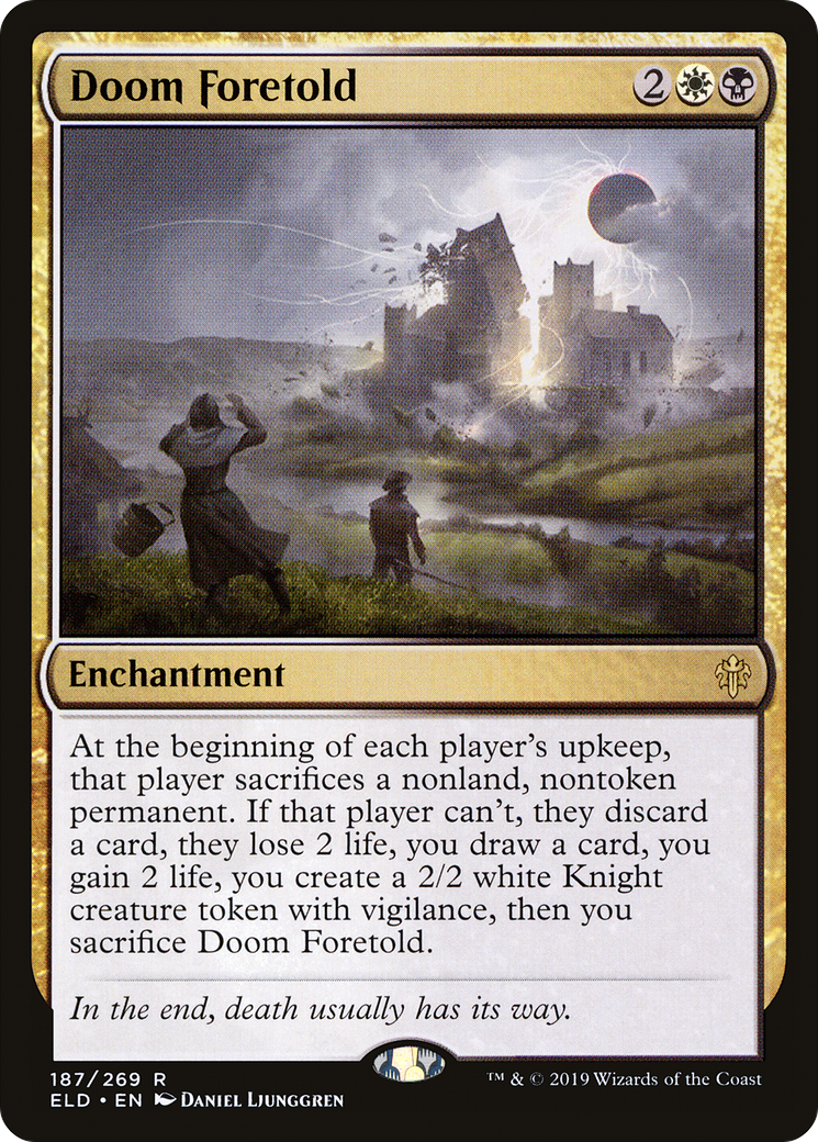 Doom Foretold (ELD-187) [Throne of Eldraine] MTG Single Wizards of the Coast