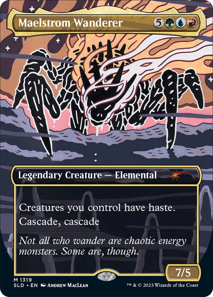 Maelstrom Wanderer (SLD-1319) [Secret Lair] Drop (Borderless) MTG Single Wizards of the Coast
