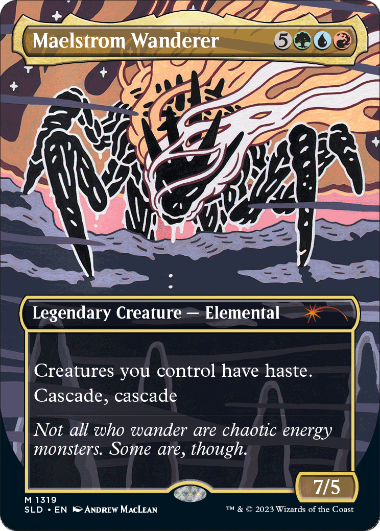 Maelstrom Wanderer (SLD-1319) [Secret Lair] Drop (Borderless) MTG Single Wizards of the Coast